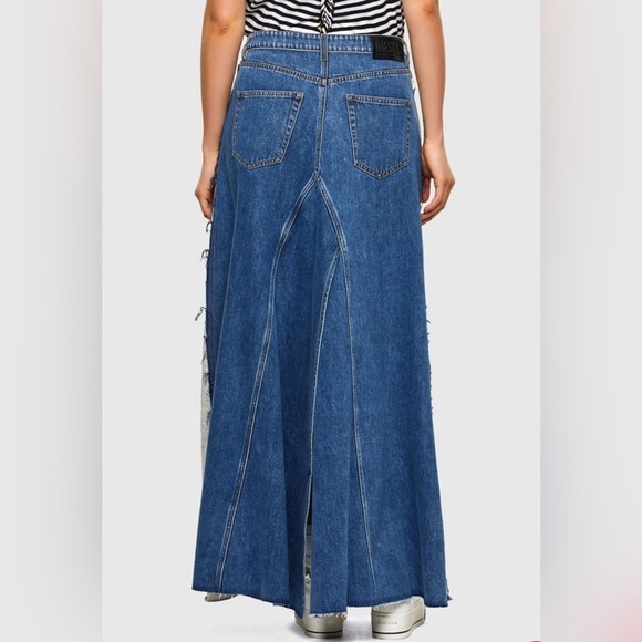 Rare Diesel mixed materials maxi skirt - Picture 15 of 16
